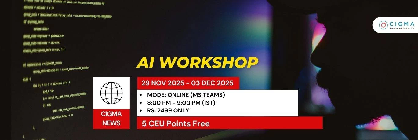 Cigma Medical Coding Announces AI Medical Coding Workshops in Kochi, Calicut & Coimbatore