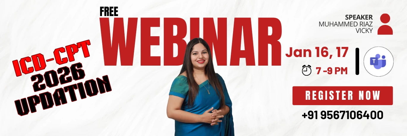 Free Webinar: ICD & CPT 2026 Updates – Stay Ahead in Medical Coding