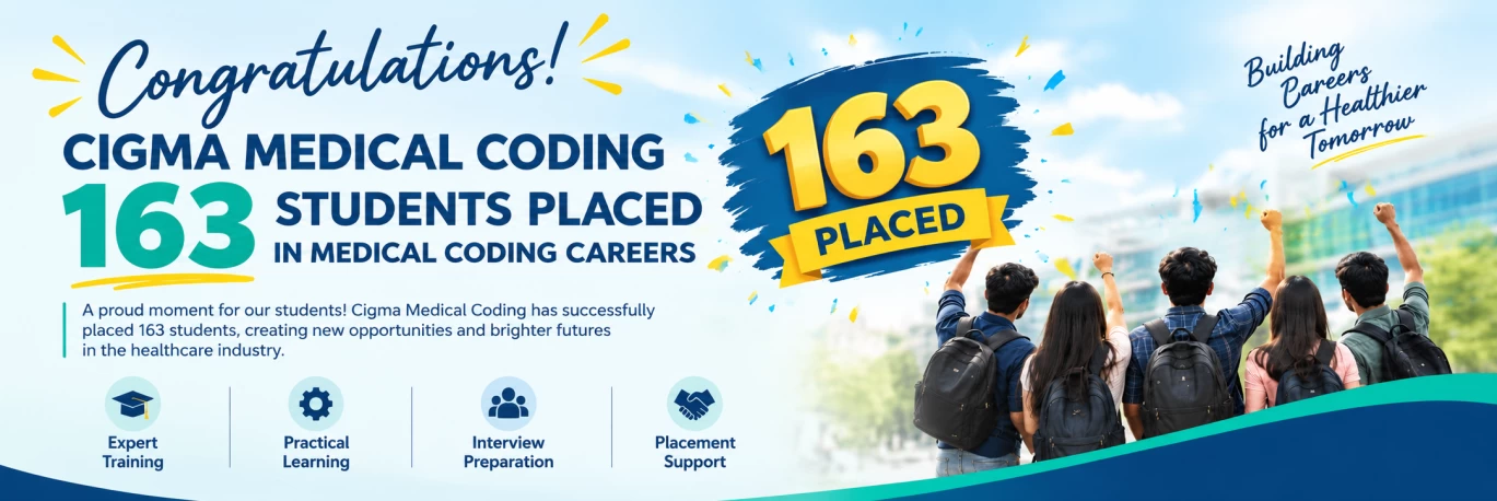CIGMA MEDICAL CODING PLACES 163 STUDENTS, MARKING ANOTHER MILESTONE IN CAREER SUCCESS